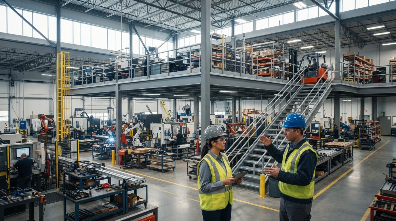 Strategic Mezzanine Design for Manufacturing: 2026 Guide