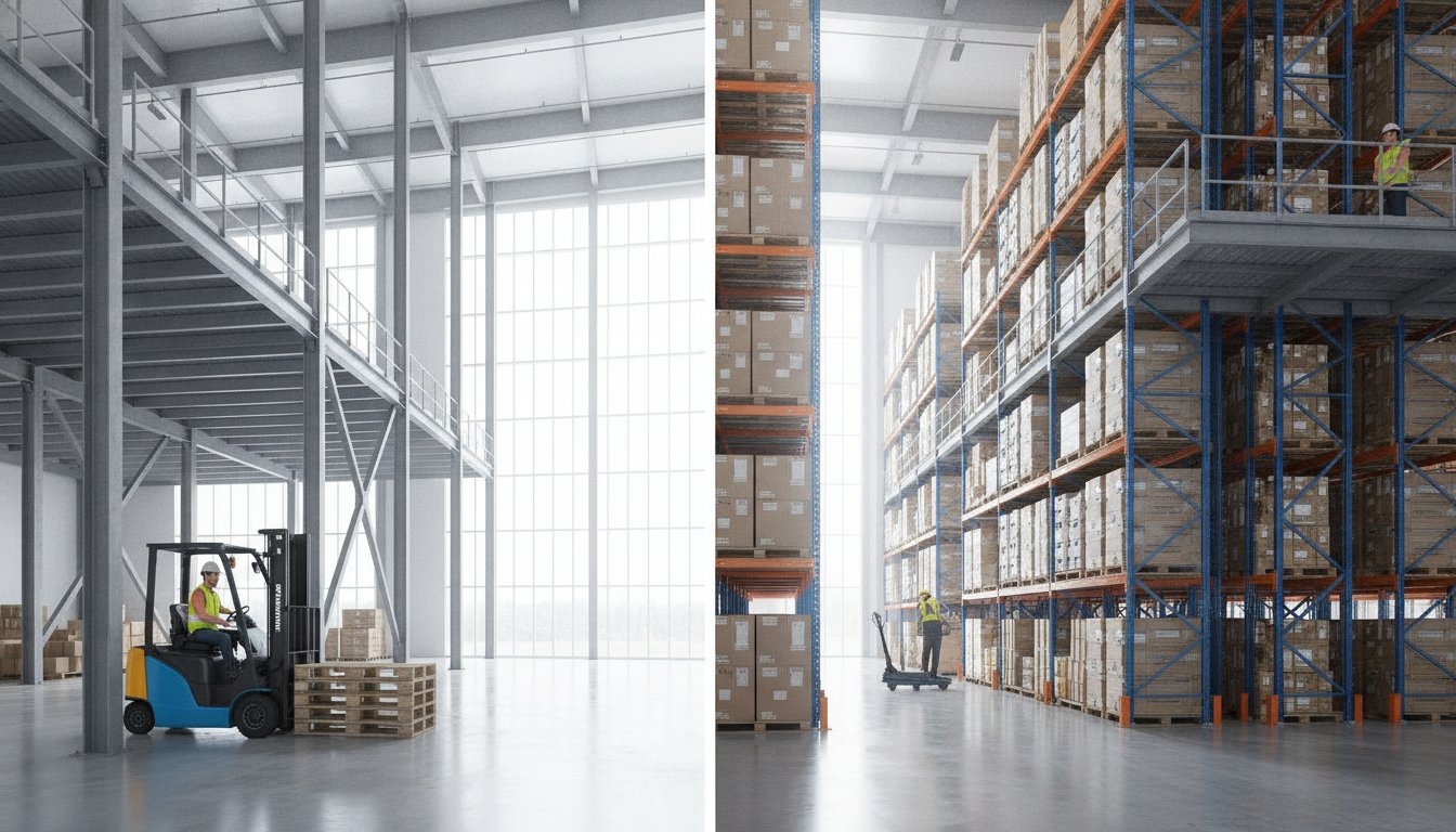 Freestanding vs Rack Supported Mezzanine: The 2026 Comparison Guide